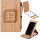 Bamboo Notepad with Sticky Note and Pen