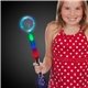 Jumbo Light Up Circle Wand with Prism Ball
