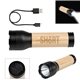Bamboo Rechargeable LED Flashlight