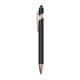 iWriter(R) Rose Gold - Stylus Soft Touch Rubberized Metal Ball Point Pen With Rose Gold Accents - Black Ink