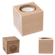 Beechwood Cube Candle Holder