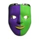 Mardi Gras LED Double Face Mask