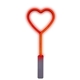Red Heart Neon Wand