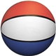 5 Mini Rubber Basketball - Colors
