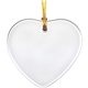 3 Sun Catcher Acrylic Ornament - Heart