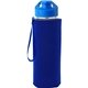 Easy Pour 22 oz Frosted Glass Sleeve Lanyard Bottle