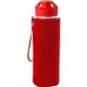 Easy Pour 22 oz Frosted Glass Sleeve Lanyard Bottle