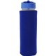 Pop Up Lid 22 oz Frosted Glass Sleeve Bottle