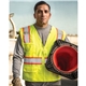 Kishigo Hi - Vis Vest with Mesh Back and Solid Front