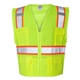 Kishigo Hi - Vis Vest with Mesh Back and Solid Front