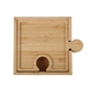 Bamboo 6- in -1 Puzzle Cheese Board Set