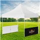 Half Walls for 10- Ft. Tent Full Color (PAIR)