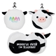 Comfort Pals(TM) Cow 2- in -1 Pillow Sleep Mask