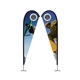 DisplaySplash 9 Double - Sided Custom Teardrop Flag