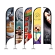 DisplaySplash 13 Double - Sided Custom Feather Flag