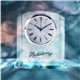 Arch Glass Desk Clock