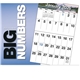 Big Numbers Appointment Calendar - Stapled