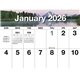 Big Numbers Appointment Calendar - Stapled