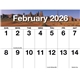 Big Numbers Appointment Calendar - Stapled