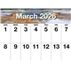 Big Numbers Appointment Calendar - Stapled
