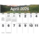 Big Numbers Appointment Calendar - Stapled