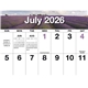 Big Numbers Appointment Calendar - Stapled