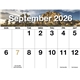 Big Numbers Appointment Calendar - Stapled