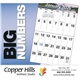 Big Numbers Appointment Calendar - Stapled