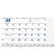 HotLine(R) Products 13- Month Desk Pad Calendar