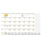 HotLine(R) Products 13- Month Desk Pad Calendar