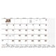 HotLine(R) Products 13- Month Desk Pad Calendar