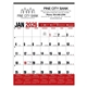 Yearly Record(R) Red Calendar