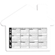 20 Mil Calendar Magnet