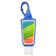 Hand Sanitizer Gel 1 oz Bottle with Carabiner