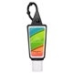 Hand Sanitizer Gel 1 oz Bottle with Carabiner