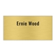 Los Angeles Custom Plastic Name Badge (Custom sized between 3 and 6 sq. in.)