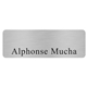 Savannah Custom Metal Name Badge (Custom sized between 0 and 3 sq. in.)