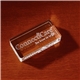 3D Crystal Rectangle Paperweight