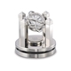Celestial Silver Gimbal Clock