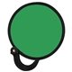 Flexible Nylon Collapsible Folding Fan with Handle