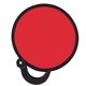 Flexible Nylon Collapsible Folding Fan with Handle
