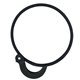 Flexible Nylon Collapsible Folding Fan with Handle
