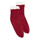 Cozy Cable Knit Slipper Socks