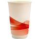16 oz Full Color Groovy Paper Cup