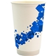 16 oz Full Color Floating Cube Paper Cup