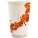 16 oz Full Color Floating Cube Paper Cup