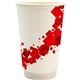 16 oz Full Color Floating Cube Paper Cup