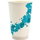 16 oz Full Color Floating Cube Paper Cup