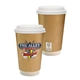 16 oz Full Color Dusky Paper Cup With Lid