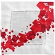Floating Cubes Fabric Napkin